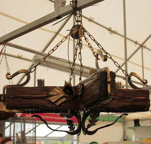 Люстра кованая