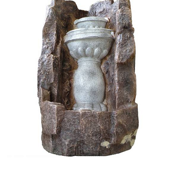 Фонтан угловой F03162 (Айронкр) (с колонной - чашей)