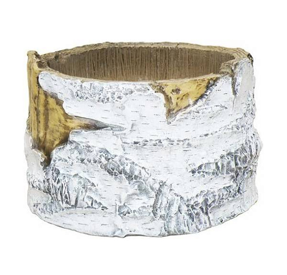 Пень кашпо березовый средний F02017