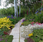 Ольга Юрина – проект «Домик в Березках» – садовый центр «Южный» Тропинка