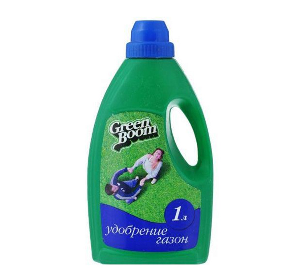 Удобрение газонное минеральное жидкое Green Boom Газон 1л